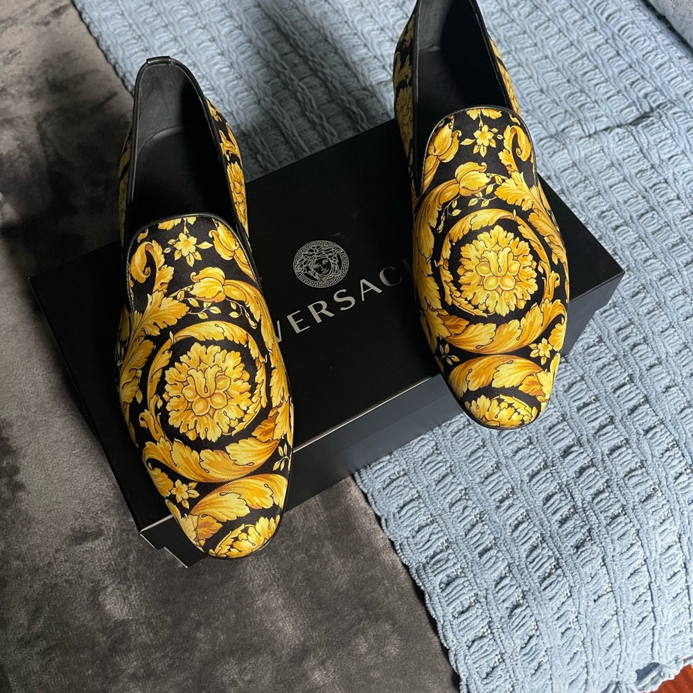 Men slip on loafers